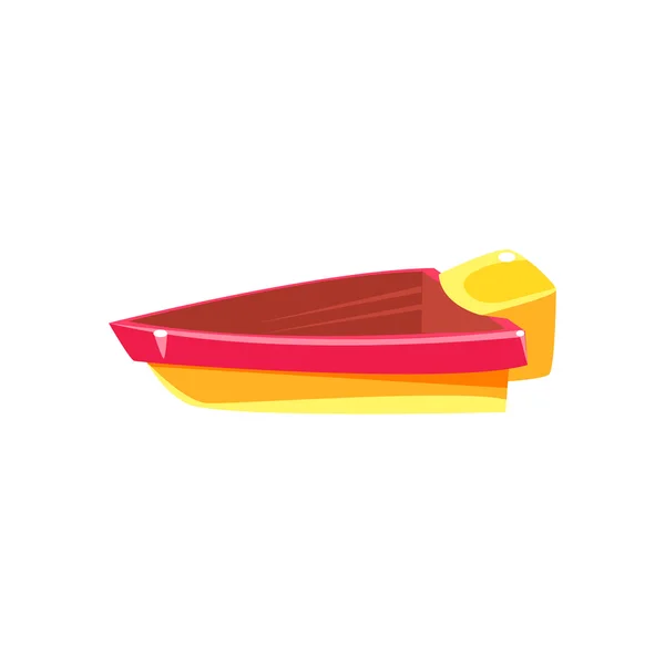 Barca giocattolo motore semplice — Vettoriale Stock