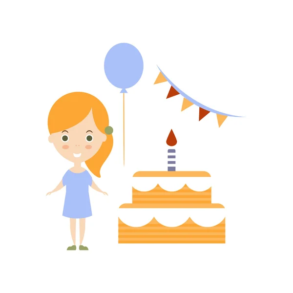 Födelsedagsfest som personlig lycka idé — Stock vektor
