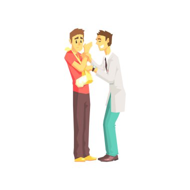 Kırık Kollu Doktor ve Hasta