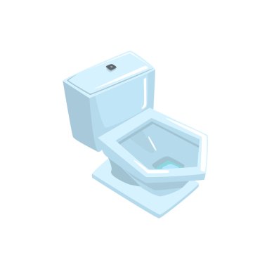 Beyaz seramik klozet