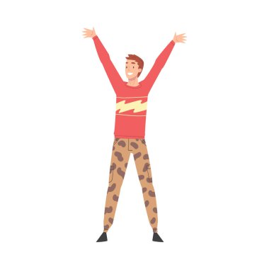 Genç Adam, Başarı Gösterisini Kutlayan Eller Kalkıyor