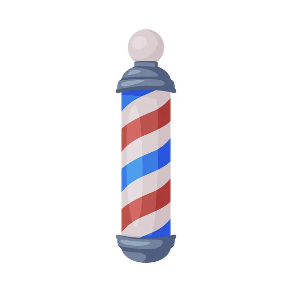 Garrafa cosmética, suprimentos de barbeiro para styling corte de cabelo profissional e barbear Cartoon Style Vector Ilustração — Vetor de Stock