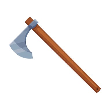 Çelik Kafalı Balta veya Bıçak ve Tahta Saplı Vektör ResimleriName