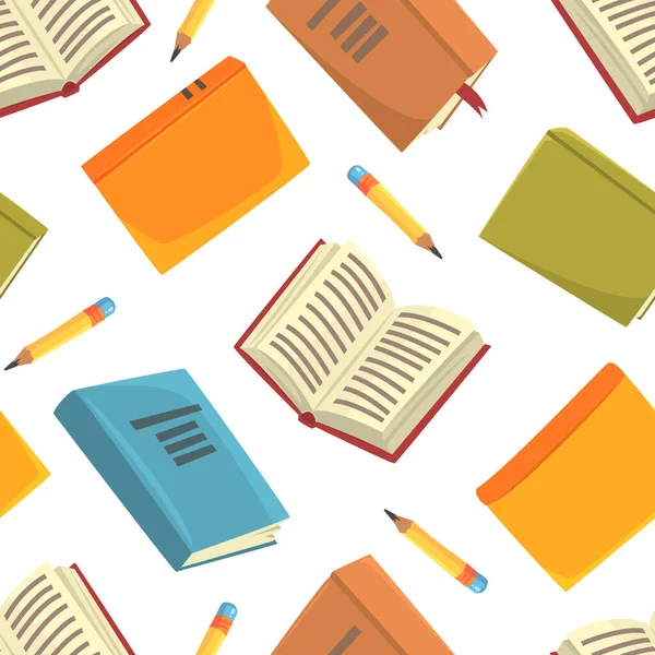 Kusursuz Desen, Eğitim, Çevrimiçi Kütüphane, Elektronik Kitaplık Arkaplan, Duvar Kağıdı, Tekstil, Paketleme Vektörü İllüstrasyonu için Sonsuz Yazdırma