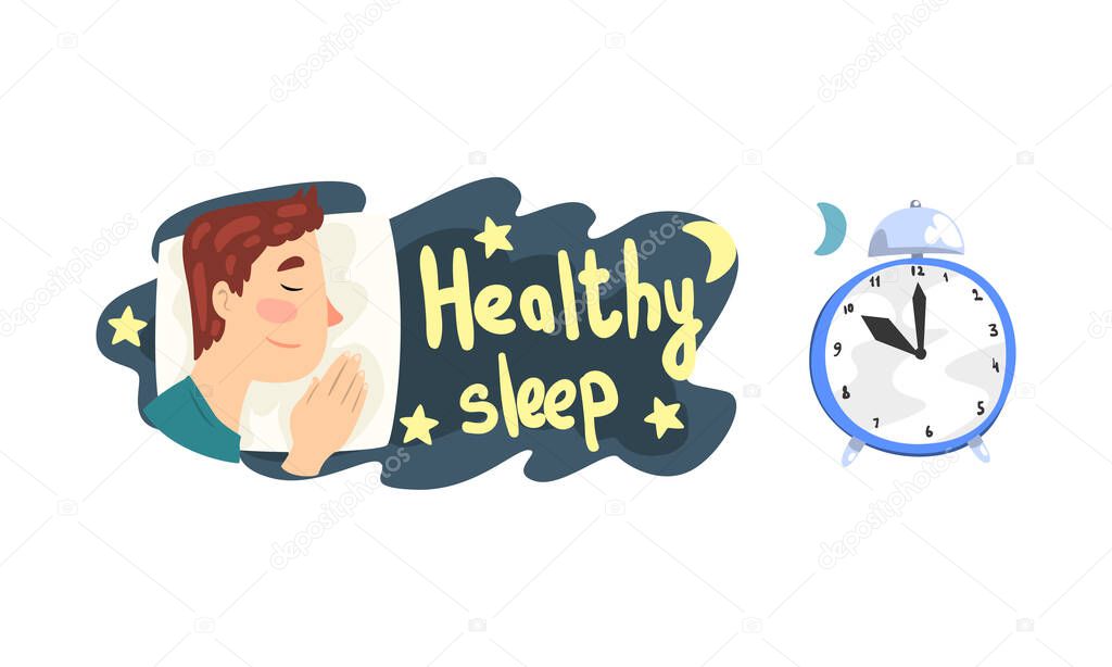 Tip or Trick for Healthy Sleep Vector Set