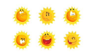 Güneş Işıklarıyla Düşünen ve Hisseten Mutluluk Vektörü