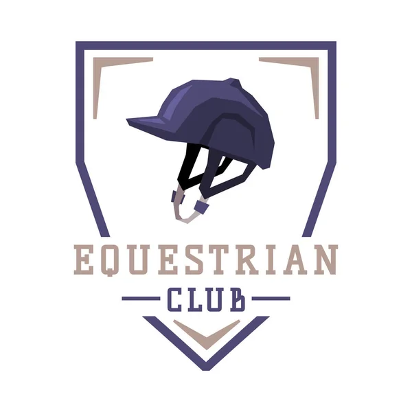 Klub berkuda Desain Logo, Klub Olahraga, Derby, Turnamen, Kompetisi Lambang Vektor Ilustrasi - Stok Vektor