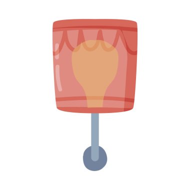 Elektrik Cihazı olarak Işık Sabitleme veya Işık Uyum Lambası Aydınlatma Vektörü İllüstrasyonu