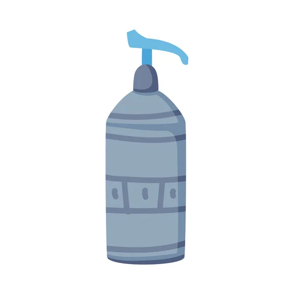 Liquid Soap in Dispenser Bottle as Bathroom Personal Item Vector Illustration — Stock Vector