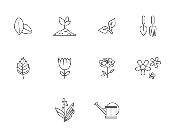 Garden icons — Stock Vector