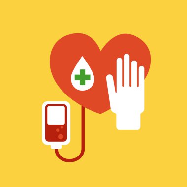 Kan Bağışı Kavramı İllüstrasyonu