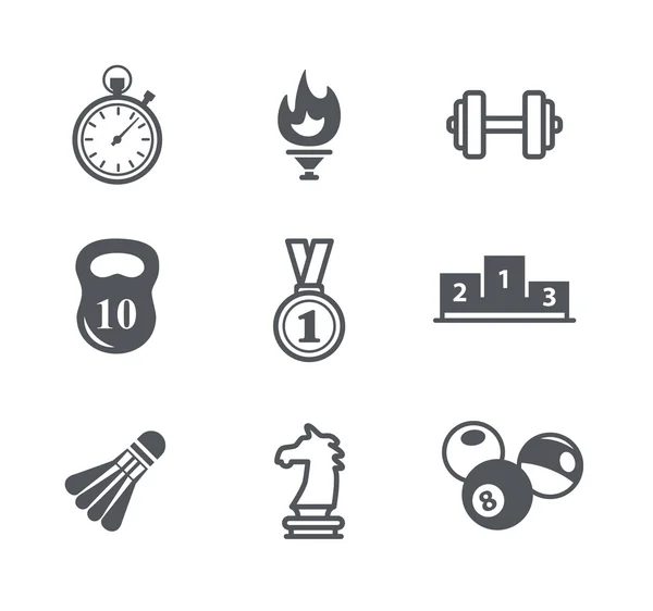 Sport icons — Stock Vector