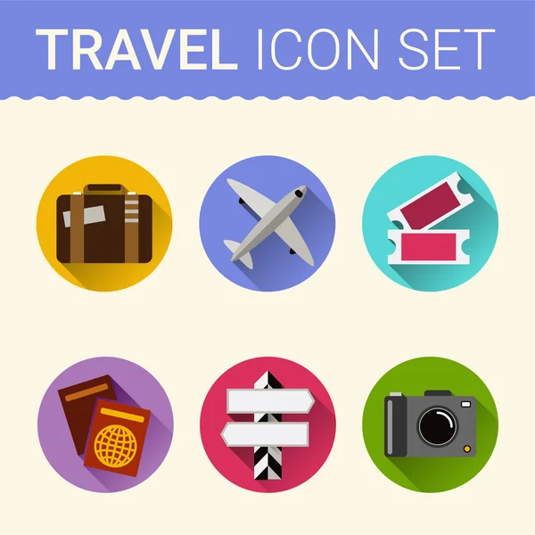 Travel icon vector — Stock Vector