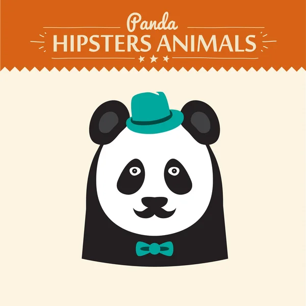 Ploché styl Panda emotikony vektor nastaven izolovaných — Stockový vektor