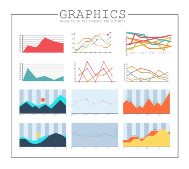 infographics koleksiyonu vektör tasarım öğeleri