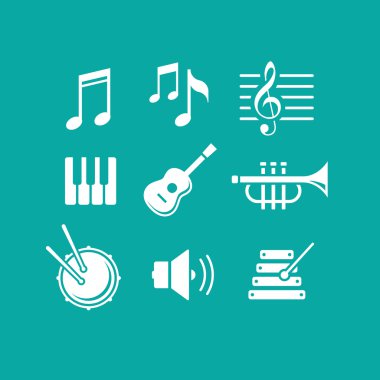 App için müzik simgeleri