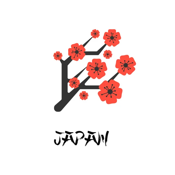Conjunto de ícone de tema japonês —  Vetores de Stock