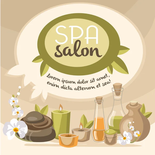 Emblemas de spa — Vector de stock