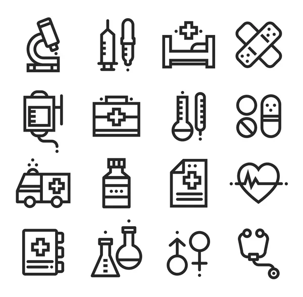 科学和医学的图标 — 图库矢量图片