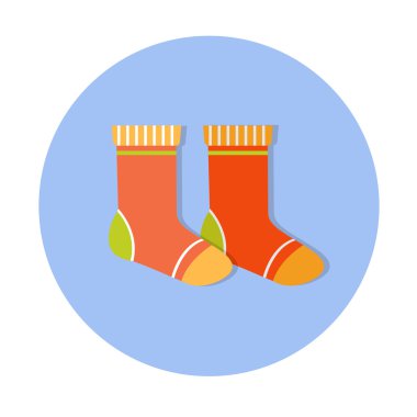 Düz tasarım şirin bebek simgesi