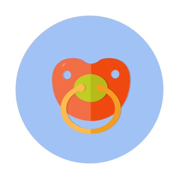 Desain datar ikon bayi lucu - Stok Vektor