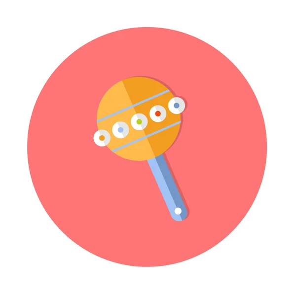 Flat design cute baby  icon — Stock Vector