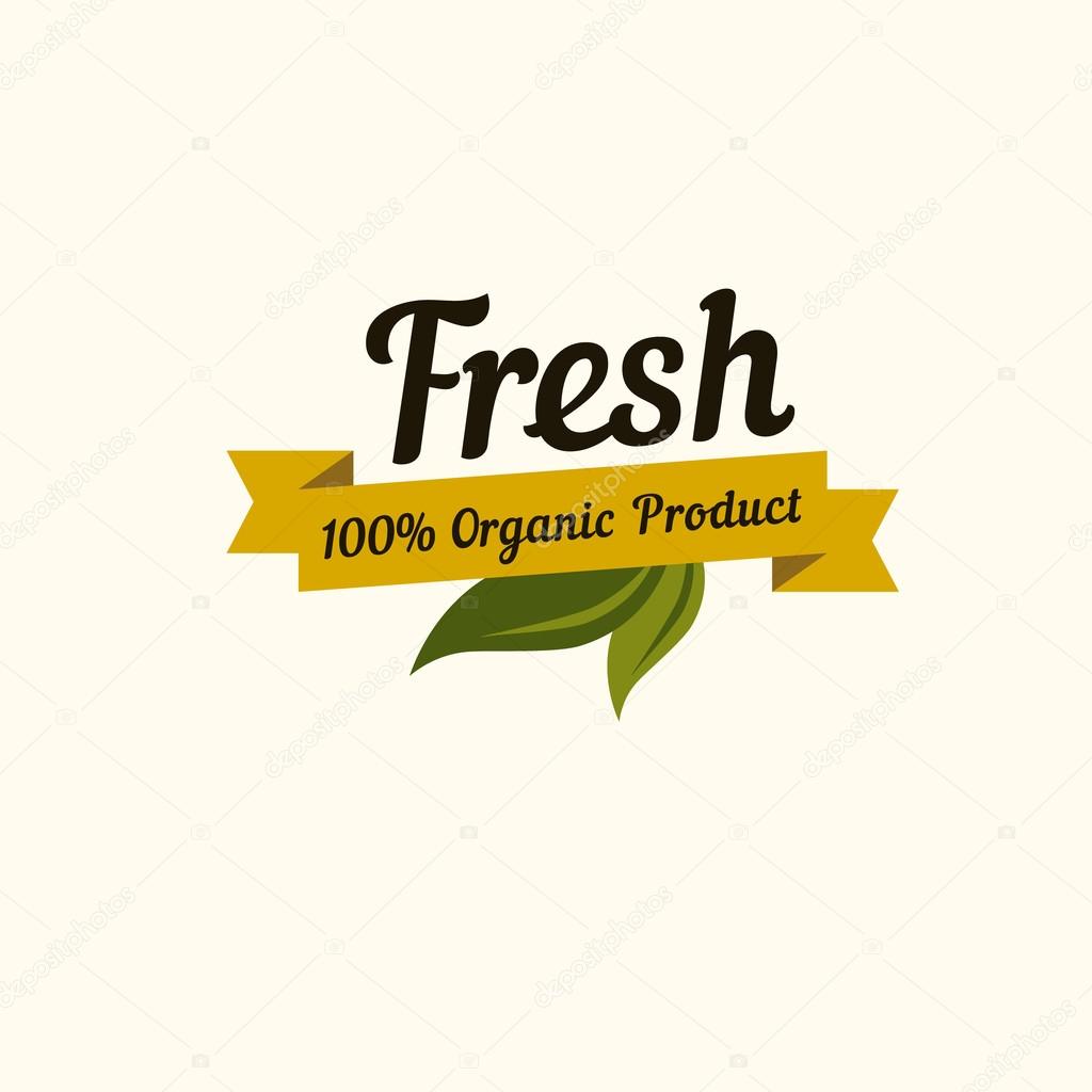 Set of badges and labels elements for organic food and drink. Organic, bio, natural, eco, logo vector