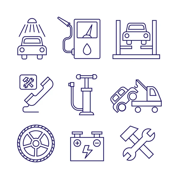 Car service maintenance icon — Stock Vector