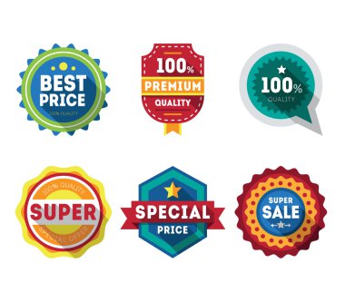 Satılık Etiketler ve şerit kümesi