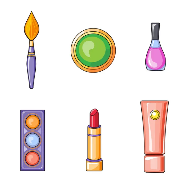 Set de Belleza Plana — Vector de stock