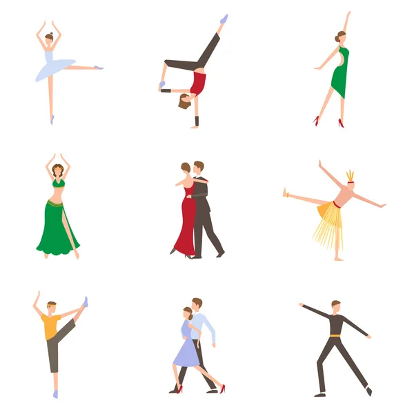 Social dancing festival — Stock Vector