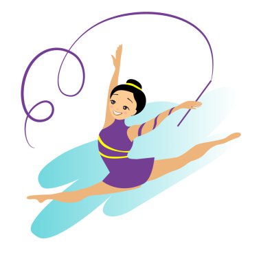 Sports Woman Art Gymnastics