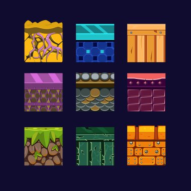 Farklı malzeme ve doku oyun için