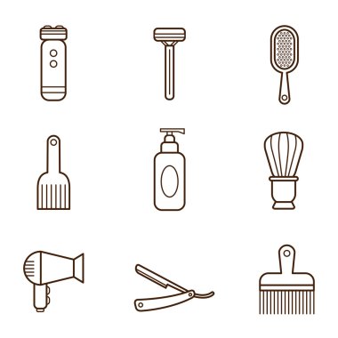 Kuaför Icons Set