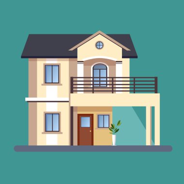 renkli daire konut ev