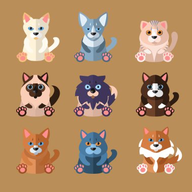 Doğurmak-in Cats simgeler.