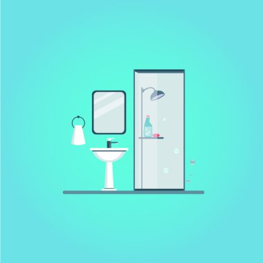 Banyo mobilya simgesiyle
