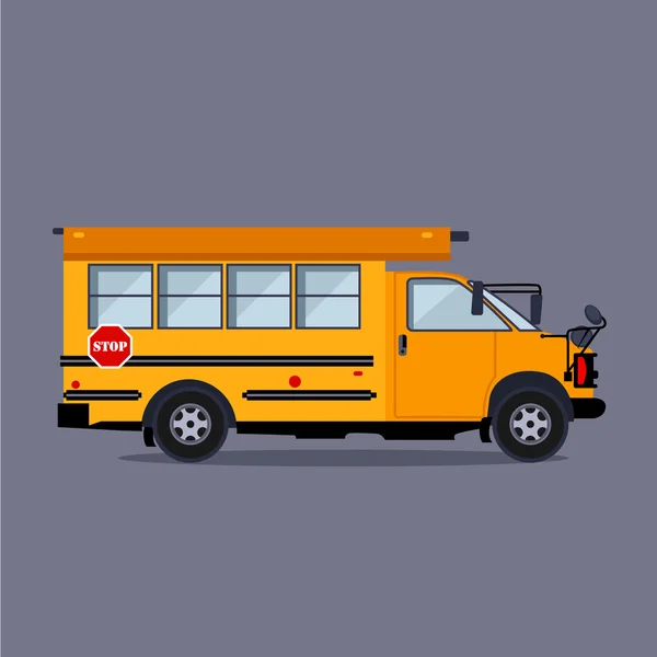 Vetor de ônibus escolar — Vetor de Stock