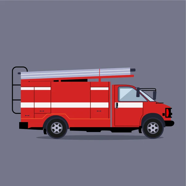 Bombeiros International Fire Engine —  Vetores de Stock