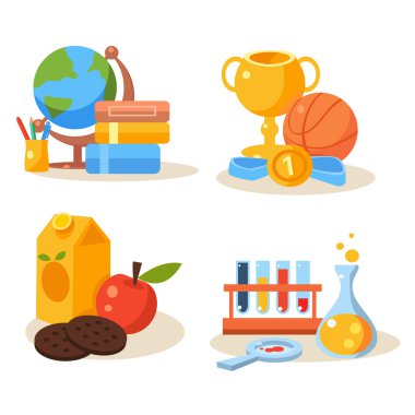 geri okul tasarım şablonu