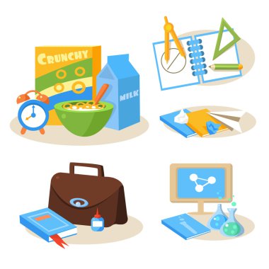 geri okul tasarım şablonu