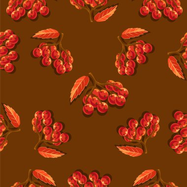 Yapraklı kusursuz desen