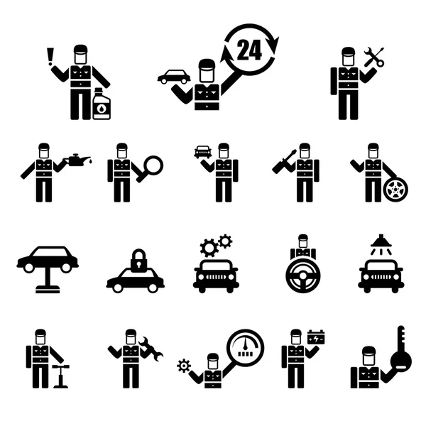 Auto repair Icons — Stock Vector