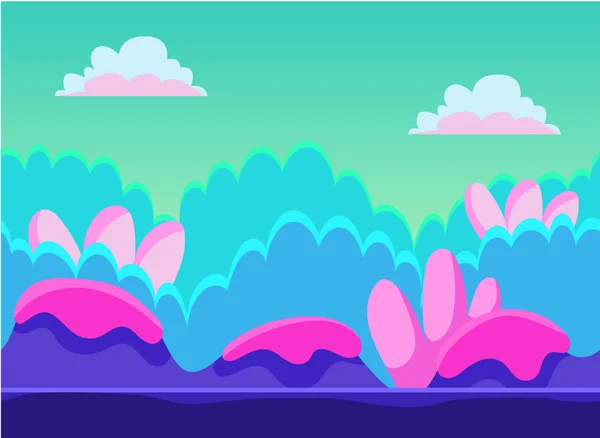 Juego de fondo Vector Illustration Set — Vector de stock