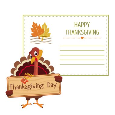Davet Şükran Günü'nde, vektör