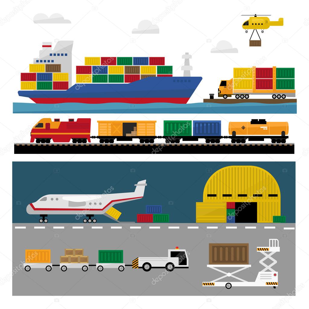 Transportation and Shipping Icons