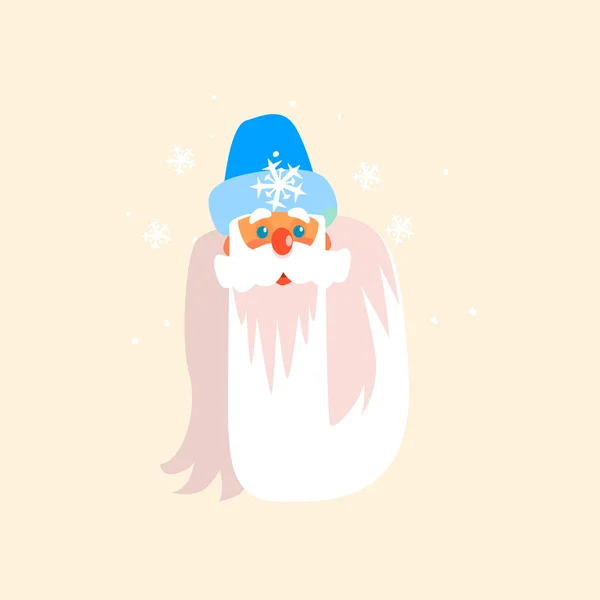 Father Frost Christmas portret — Stockvector