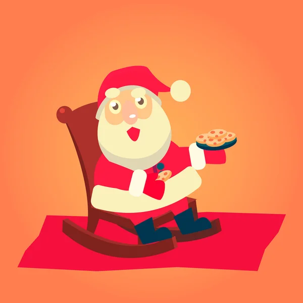 Ilustracja wektora Świętego Mikołaja — Wektor stockowy