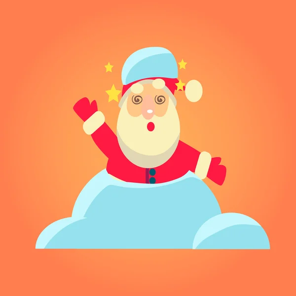 Vector Illustration of Santa Claus — Stock Vector