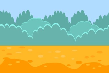 Kesintisiz yatay manzara